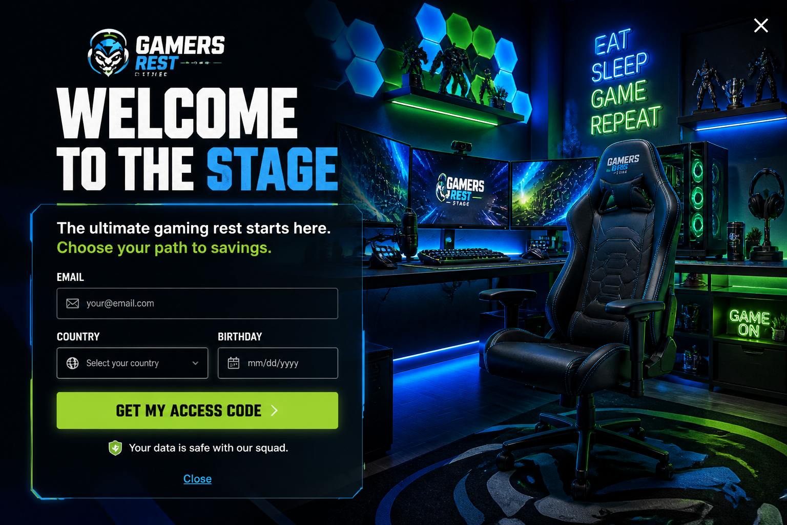 Neon Fullscreen Immersion