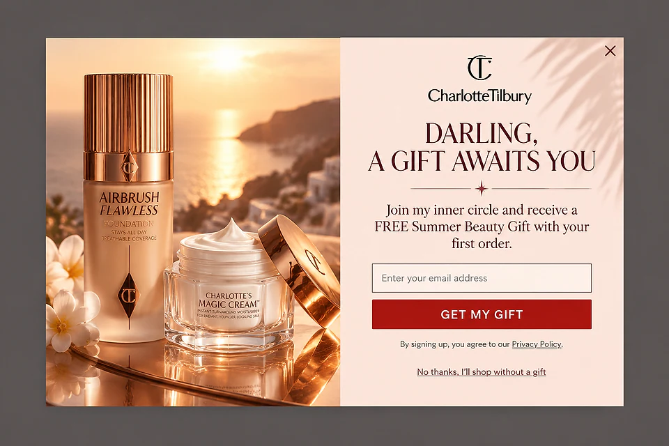 The Golden Glow – popup ötlet a(z) charlottetilbury.com alapján