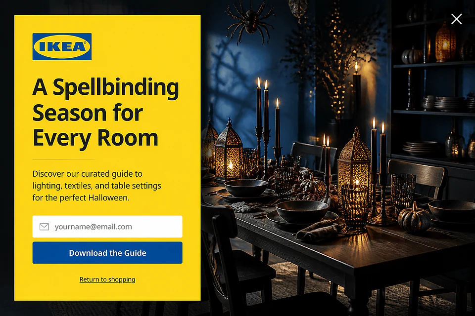 The Immersive Scene – popup ötlet a(z) ikea.com alapján