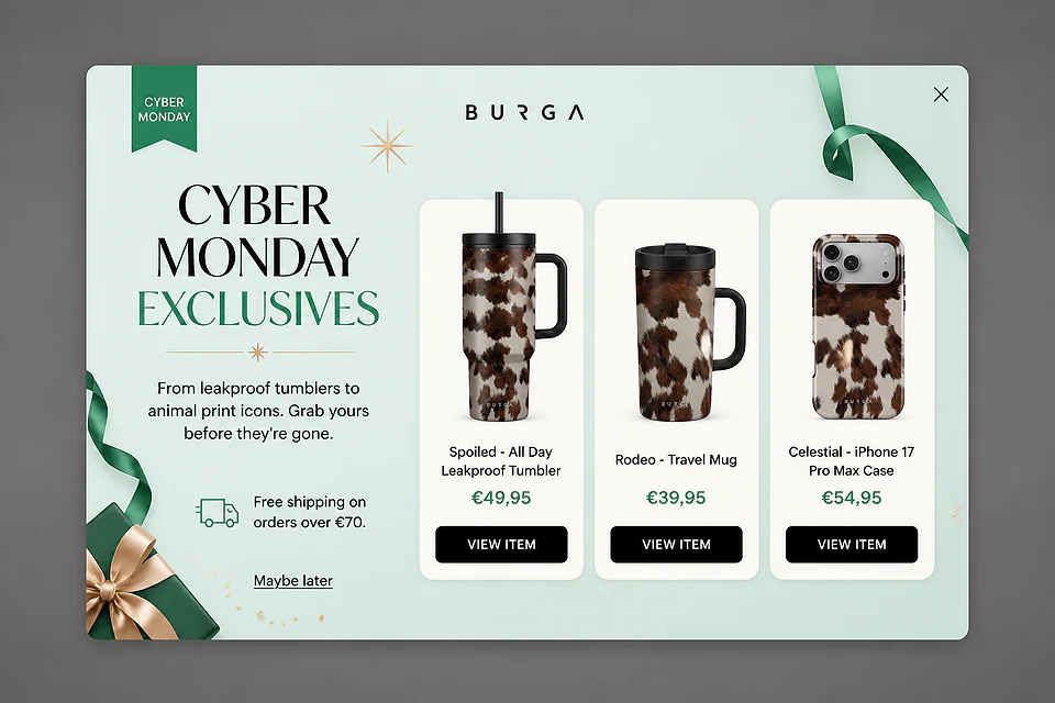 Holiday Hydration & Style – popup ötlet a(z) eu.burga.com alapján