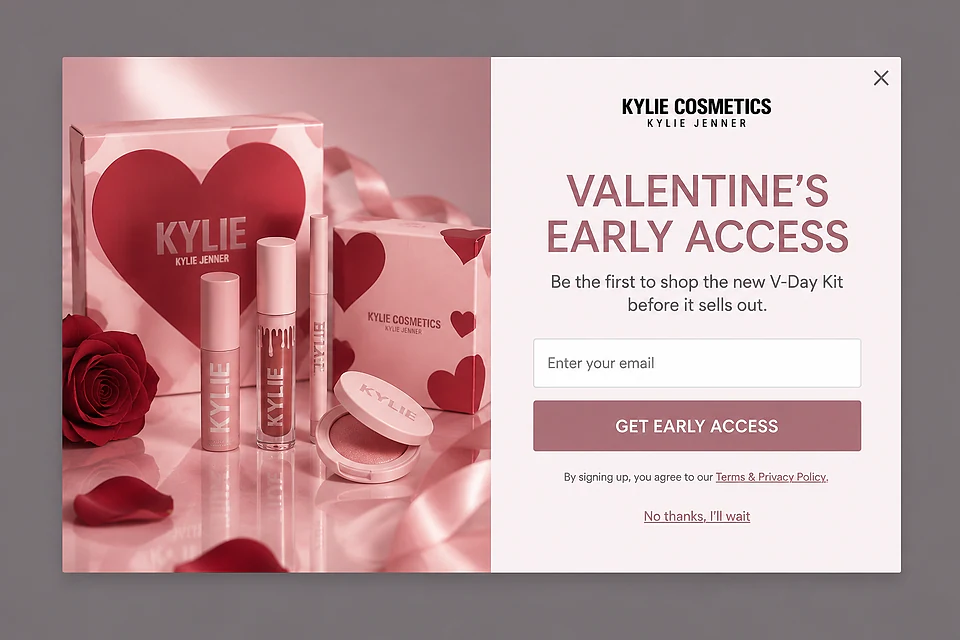 The Signature Studio – popup ötlet a(z) kyliecosmetics.com alapján