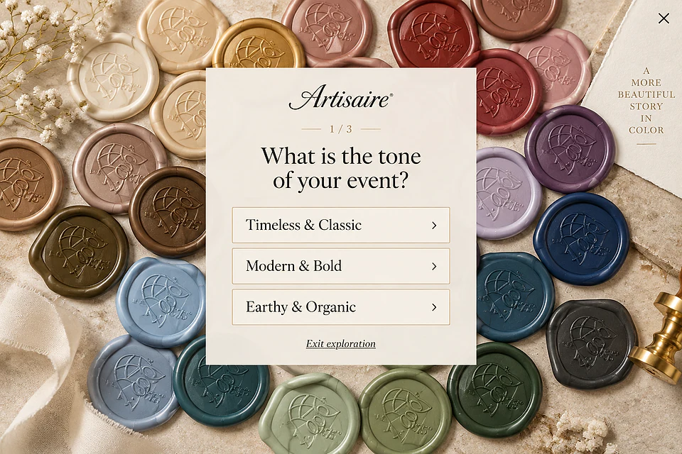 Color Palette Discovery – popup ötlet a(z) artisaire.com alapján