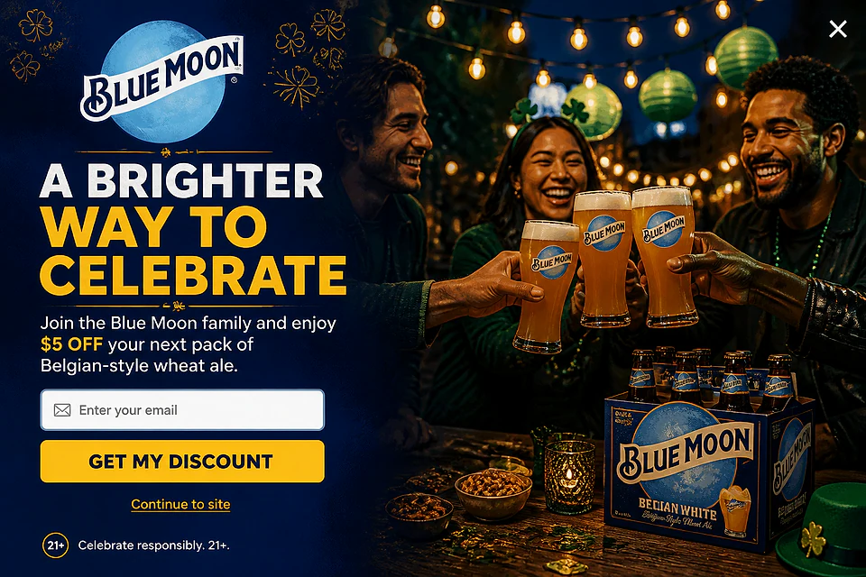 The Golden Full Moon – popup ötlet a(z) bluemoonbrewingcompany.com alapján