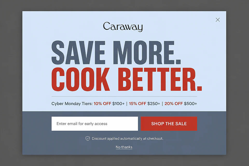 The Typographic Tiers – popup ötlet a(z) carawayhome.com alapján