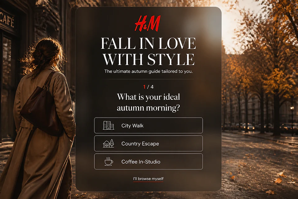 Atmospheric Autumn – popup ötlet a(z) hm.com alapján
