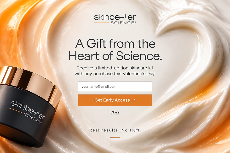 Treat Your Skin – popup ötlet a(z) skinbetter.com alapján