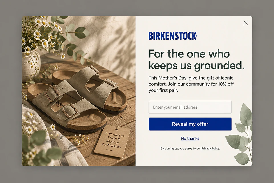 Heritage Floral – popup ötlet a(z) birkenstock.com alapján