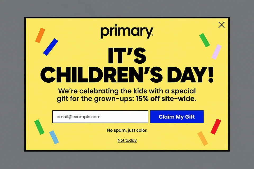 Pure Primary Typography