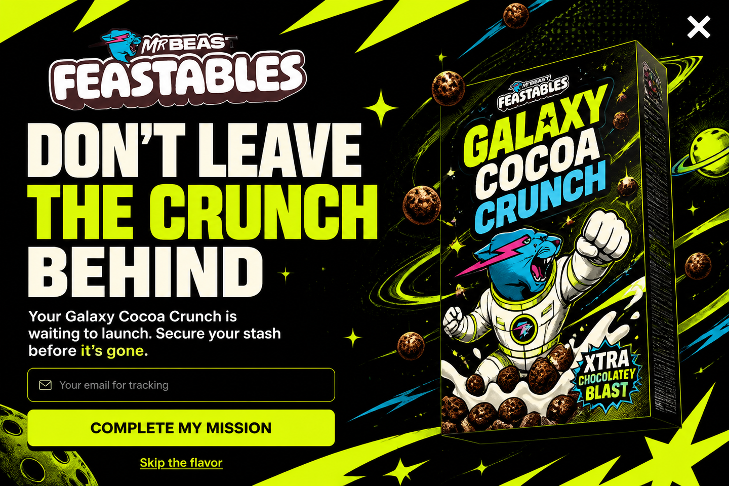 Cosmic Crunch Takeover
