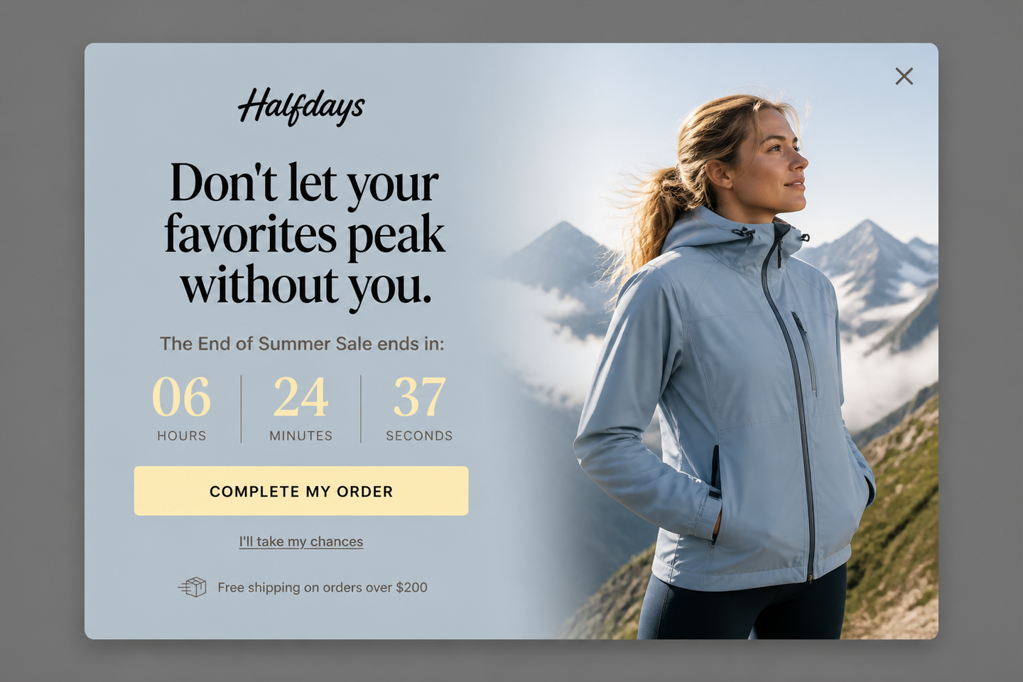 The High-Altitude Sale