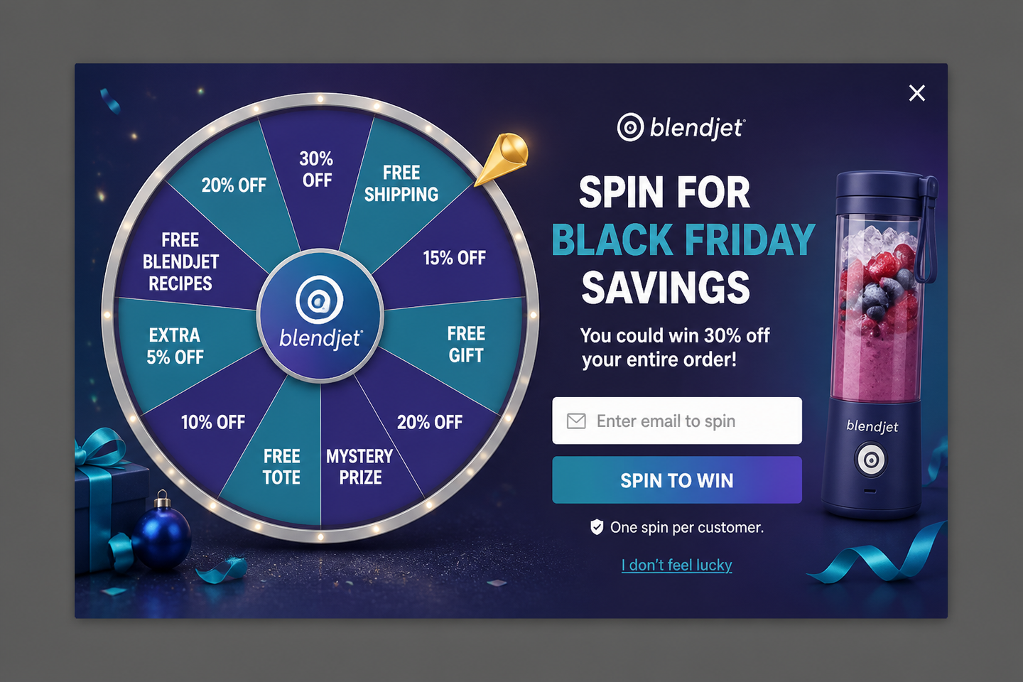 Holiday Prize Wheel
