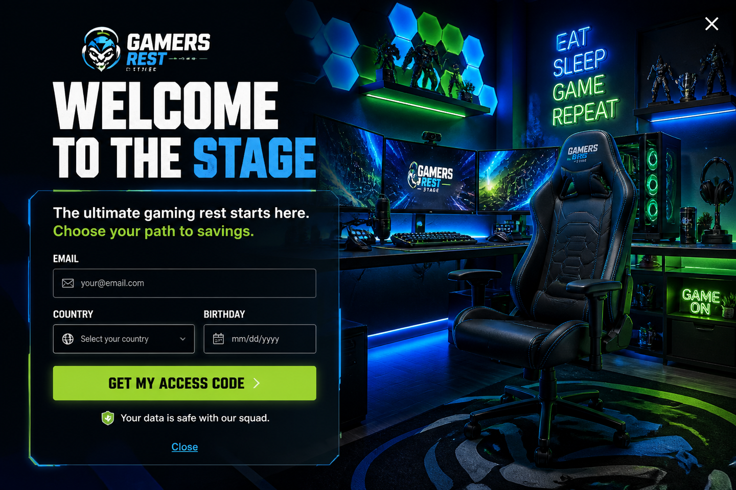 Neon Fullscreen Immersion