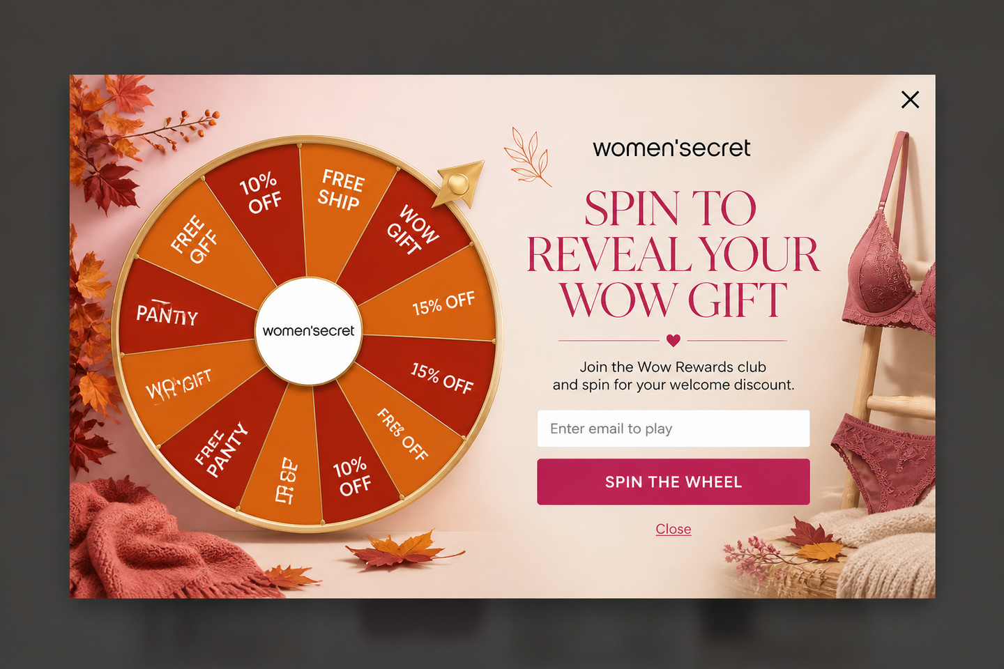 Harvest Rewards Wheel