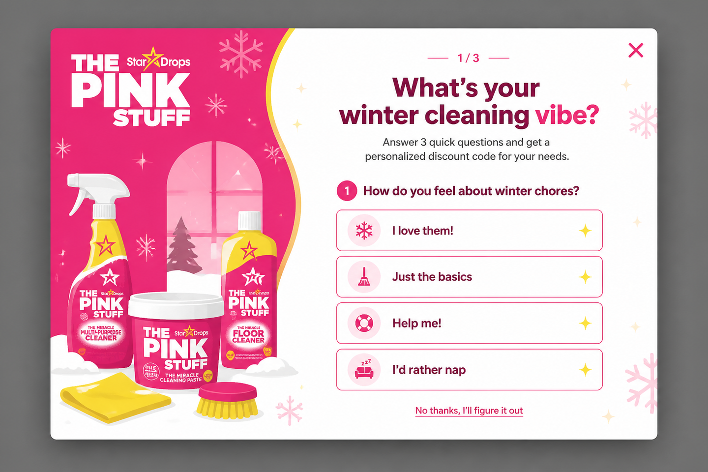 Winter Clean Quiz