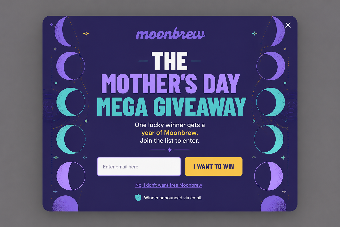 Typographic Moonflow