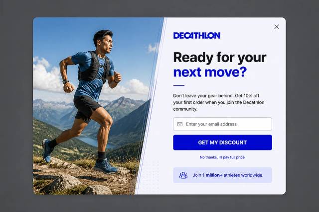 Performance Hero — popup concept inspired by decathlon.my