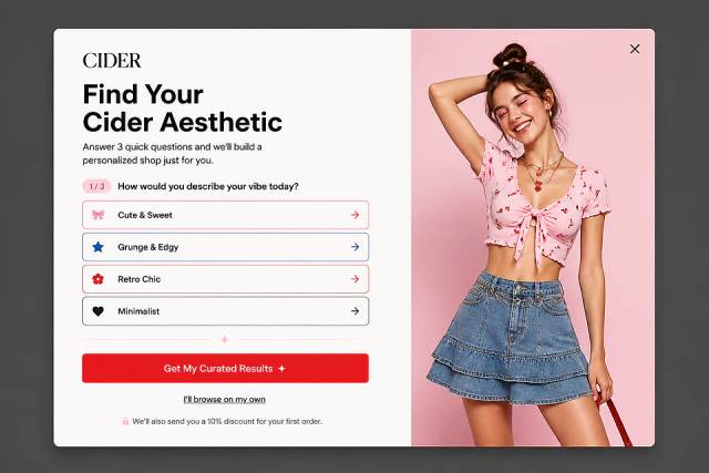 The Moodboard Muse — popup concept inspired by shopcider.com