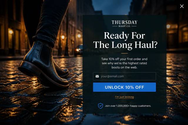 Urban Exploration — popup concept inspired by thursdayboots.com