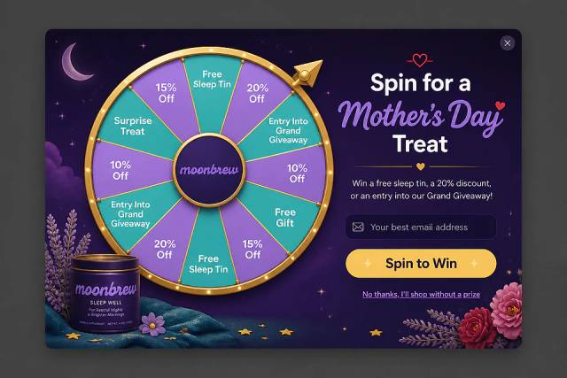 The Restful Wheel — popup concept inspired by moonbrew.co