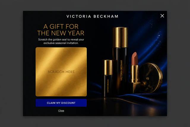 The Stretch Bet — popup concept inspired by victoriabeckham.com