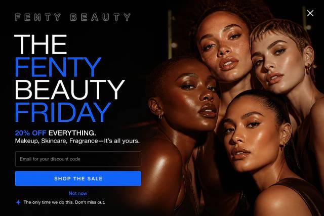 Fenty Universe — popup concept inspired by fentybeauty.com