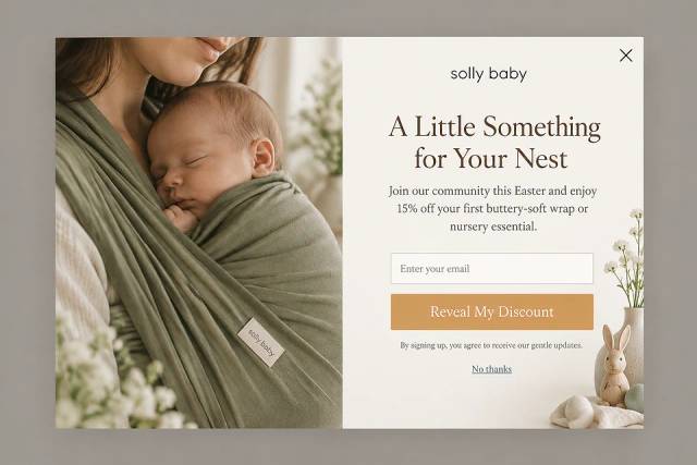 The Editorial Spring — popup concept inspired by sollybaby.com