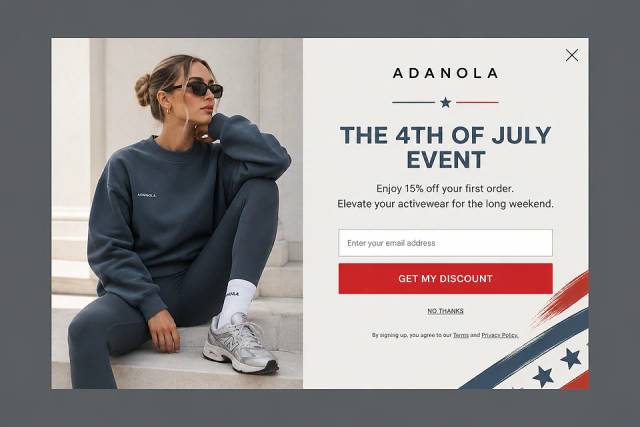 The Editorial Patriot — popup concept inspired by adanola.com