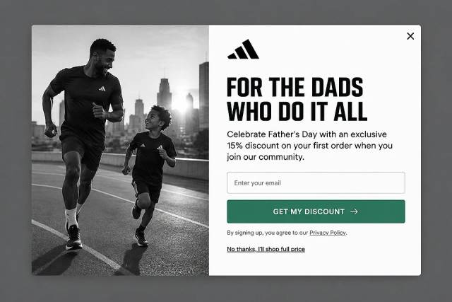 The Editorial Classic — popup concept inspired by adidas.com