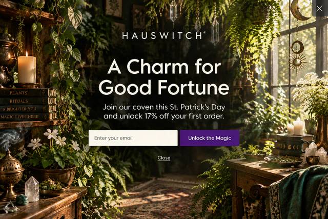 The Ritual Reveal — popup concept inspired by hauswitch.com