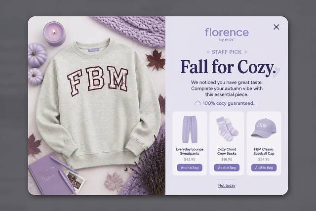 The Perfect Match — popup concept inspired by florencebymills.com
