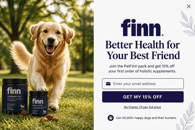 The Purebred Classic — popup concept inspired by petfinn.com
