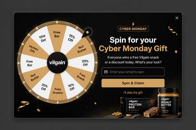 The Golden Spin — popup concept inspired by vilgain.com