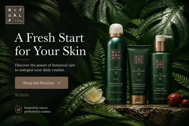 Botanical Revival — popup concept inspired by rituals.com