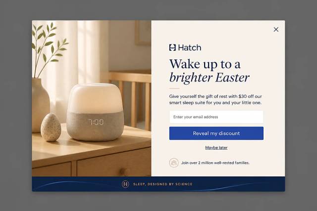 The Morning Glow — popup concept inspired by hatch.co