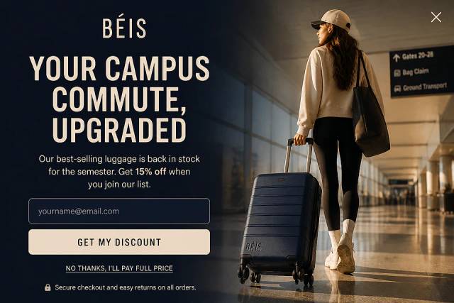 The Immersive Journey — popup concept inspired by beistravel.com