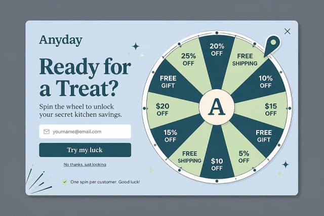 The Flavor Burst — popup concept inspired by cookanyday.com