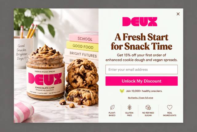 The Fresh Baker — popup concept inspired by eatdeux.com