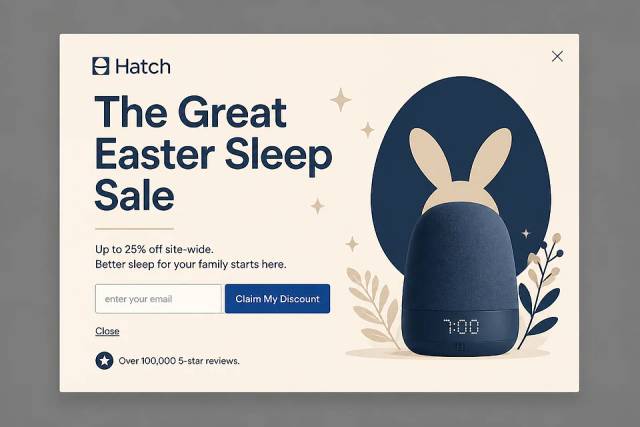 Typographic Spring — popup concept inspired by hatch.co