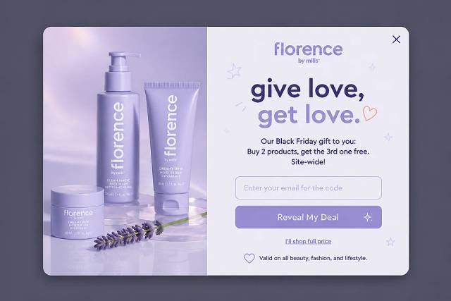 The Editorial Hero — popup concept inspired by florencebymills.com