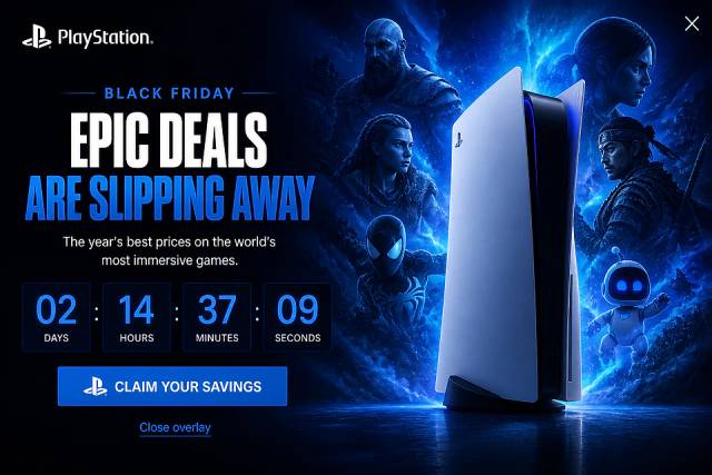 The Dark Portal — popup concept inspired by playstation.com